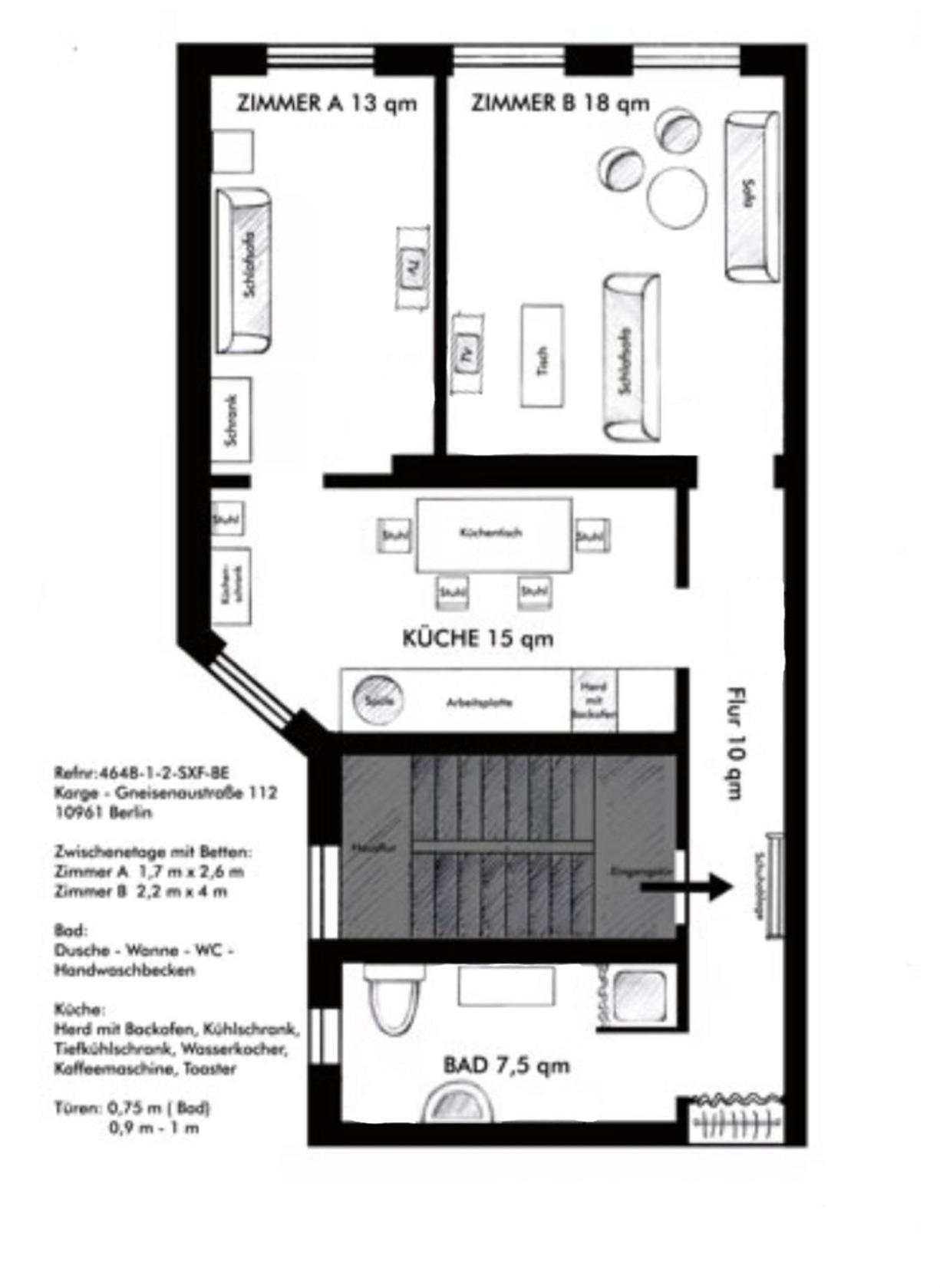 Ruhige Ferienwohnung In Kreuzberg Берлин Экстерьер фото